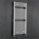 termoarredo sanremo curvo 1110x500 interasse 450 bianco lazzarini - Edil Casa | Arredo bagno Termoarredi, Design di interni